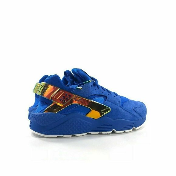 Sold Nike Air HUARACHE RUN PRM QS Men's 9 Undefeated Blue NIPSEY cobalt - Picture 3 of 12